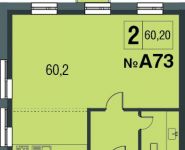 2-комнатная квартира площадью 60 кв.м в ЖК "AFI Residence. Павелецкая", Павелецкая набережная, 8 | цена 9 752 400 руб. | www.metrprice.ru