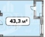 1-комнатная квартира площадью 43.6 кв.м, Кронштадтский бульвар, 6к1 | цена 6 760 000 руб. | www.metrprice.ru