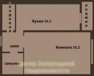 1-комнатная квартира площадью 38 кв.м, Пушкина ул., 8 | цена 2 990 000 руб. | www.metrprice.ru