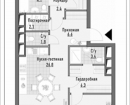3-комнатная квартира площадью 96.06 кв.м, Сущёвский Вал, 49с2, корп.4 | цена 22 650 000 руб. | www.metrprice.ru