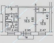 2-комнатная квартира площадью 44 кв.м, Каширское ш., 4К1 | цена 5 950 000 руб. | www.metrprice.ru