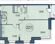 2-комнатная квартира площадью 81 кв.м, улица Юннатов, 1 | цена 26 766 000 руб. | www.metrprice.ru