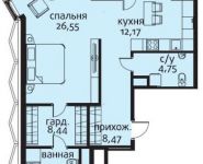 1-комнатная квартира площадью 68 кв.м, Ефремова ул., 12 | цена 31 100 000 руб. | www.metrprice.ru