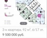 3-комнатная квартира площадью 98 кв.м, улица Дмитрия Ульянова, 6к1 | цена 7 500 000 руб. | www.metrprice.ru