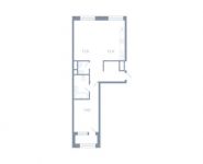 2-комнатная квартира площадью 61.9 кв.м, Новоалексеевская ул, 16с29 | цена 15 155 805 руб. | www.metrprice.ru