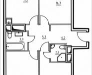 3-комнатная квартира площадью 84 кв.м, 1-й Грайвороновский пр, 1 стр 1 | цена 10 374 000 руб. | www.metrprice.ru