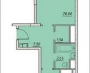 1-комнатная квартира площадью 59 кв.м, Чехова ул., 1К1 | цена 4 913 600 руб. | www.metrprice.ru
