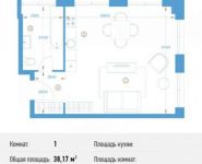 1-комнатная квартира площадью 38.2 кв.м, Кожевнический пр., 4 | цена 15 112 725 руб. | www.metrprice.ru