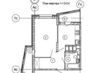 1-комнатная квартира площадью 40 кв.м, Космонавтов б-р | цена 4 039 720 руб. | www.metrprice.ru