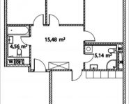 3-комнатная квартира площадью 101.44 кв.м, Лазоревый пр., 3 | цена 22 413 168 руб. | www.metrprice.ru