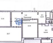 3-комнатная квартира площадью 77 кв.м, Кирова ул., К12 | цена 8 000 000 руб. | www.metrprice.ru