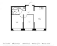 2-комнатная квартира площадью 55.3 кв.м, Варшавское ш., 141К2 | цена 8 947 540 руб. | www.metrprice.ru