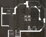 3-комнатная квартира площадью 73 кв.м, Мичуринский 2-й туп., 4 | цена 5 715 625 руб. | www.metrprice.ru