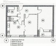 2-комнатная квартира площадью 62.4 кв.м, Братиславская улица, 15к2 | цена 8 730 400 руб. | www.metrprice.ru