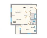 2-комнатная квартира площадью 57.2 кв.м, 2-й Рупасовский переулок, лит3 | цена 3 861 000 руб. | www.metrprice.ru