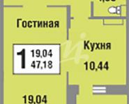 1-комнатная квартира площадью 48 кв.м в ЖК "Коммунарка 11", Новочерёмушкинская улица, 62к1 | цена 6 500 000 руб. | www.metrprice.ru