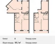 6-комнатная квартира площадью 181.1 кв.м, Нагатинский 1-й пр., 11 | цена 31 261 429 руб. | www.metrprice.ru