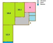 3-комнатная квартира площадью 64.3 кв.м, Куркинское ш., 16 | цена 6 400 000 руб. | www.metrprice.ru