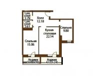 3-комнатная квартира площадью 67.5 кв.м,  | цена 9 850 000 руб. | www.metrprice.ru