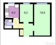 2-комнатная квартира площадью 46 кв.м, Профсоюзная ул., 156К1 | цена 12 250 000 руб. | www.metrprice.ru