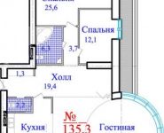 3-комнатная квартира площадью 135 кв.м, Береговая ул., 4 | цена 9 512 000 руб. | www.metrprice.ru