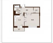 1-комнатная квартира площадью 48.5 кв.м, Вавилова, 29 | цена 13 159 020 руб. | www.metrprice.ru