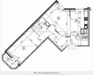 2-комнатная квартира площадью 65.5 кв.м, Игоря Мерлушкина, 4 | цена 4 960 184 руб. | www.metrprice.ru