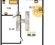 1-комнатная квартира площадью 98.2 кв.м, ул Брестская 2-я, д. 6 | цена 58 429 000 руб. | www.metrprice.ru