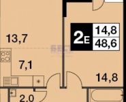 2-комнатная квартира площадью 49 кв.м, шоссе Энтузиастов, вл8 | цена 4 310 000 руб. | www.metrprice.ru