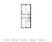 3-комнатная квартира площадью 80.1 кв.м,  | цена 6 263 820 руб. | www.metrprice.ru