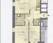 2-комнатная квартира площадью 93 кв.м,  | цена 25 999 000 руб. | www.metrprice.ru