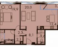 2-комнатная квартира площадью 80 кв.м, Садовническая ул., 31К1 | цена 41 769 461 руб. | www.metrprice.ru