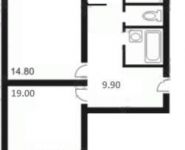 2-комнатная квартира площадью 60 кв.м, Стартовая ул., 35 | цена 9 300 000 руб. | www.metrprice.ru