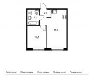 1-комнатная квартира площадью 35.7 кв.м в ЖК "Petrovsky Apart House",  | цена 3 177 300 руб. | www.metrprice.ru