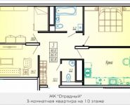 3-комнатная квартира площадью 90.8 кв.м, Ак. Каргина, 23, корп.2 | цена 6 628 400 руб. | www.metrprice.ru