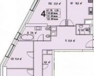 4-комнатная квартира площадью 122.8 кв.м, Олимпийский проспект, с10 | цена 36 449 535 руб. | www.metrprice.ru