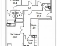 4-комнатная квартира площадью 141 кв.м, Шелепихинская набережная, влд 34, корп.3 | цена 49 948 500 руб. | www.metrprice.ru