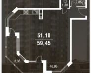 2-комнатная квартира площадью 59 кв.м, 2-й Мичуринский тупик, 4 | цена 5 112 700 руб. | www.metrprice.ru