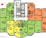 2-комнатная квартира площадью 61 кв.м, Родионова ул., 8 | цена 6 200 000 руб. | www.metrprice.ru