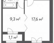 1-комнатная квартира площадью 38 кв.м, Вешняковская ул., 10 | цена 7 182 000 руб. | www.metrprice.ru