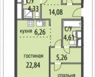 3-комнатная квартира площадью 104.7 кв.м, Живописная улица, вл21 | цена 39 786 000 руб. | www.metrprice.ru