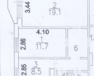 2-комнатная квартира площадью 52 кв.м, Ляпидевского ул., 2К1 | цена 8 950 000 руб. | www.metrprice.ru