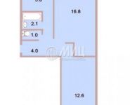 2-комнатная квартира площадью 44 кв.м,  | цена 3 800 000 руб. | www.metrprice.ru