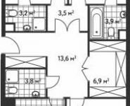 3-комнатная квартира площадью 103.3 кв.м, Мишина ул., 14 | цена 28 605 836 руб. | www.metrprice.ru