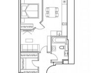 2-комнатная квартира площадью 43.6 кв.м в Лофт-проект "Kleinhouse", Красносельская Нижняя ул., 35 | цена 11 012 974 руб. | www.metrprice.ru