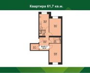 2-комнатная квартира площадью 61 кв.м, Горки-Киовские ул. | цена 4 576 000 руб. | www.metrprice.ru