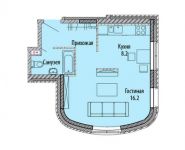 1-комнатная квартира площадью 34.3 кв.м, Удачное кв-л, 2 | цена 3 161 675 руб. | www.metrprice.ru