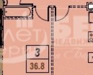 1-комнатная квартира площадью 37 кв.м, Кронштадтский бульвар, 6к1 | цена 5 100 000 руб. | www.metrprice.ru