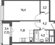 3-комнатная квартира площадью 78.5 кв.м,  | цена 9 710 450 руб. | www.metrprice.ru