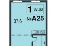 1-комнатная квартира площадью 37 кв.м в ЖК "AFI Residence. Павелецкая", Павелецкая наб., 8 | цена 5 828 000 руб. | www.metrprice.ru